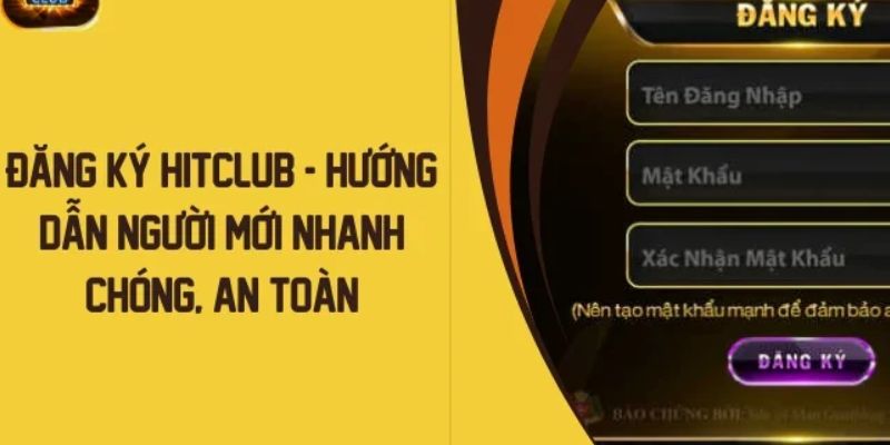 Thực hiện đăng ký Hitclub ngay trên điện thoại