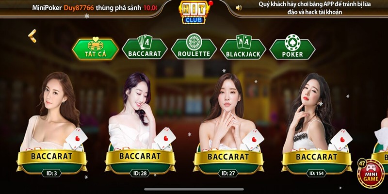 Giới thiệu đôi nét về sảnh live game Hitclub